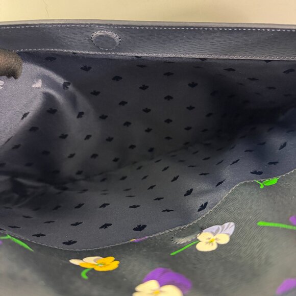 NWOT Kate Spade New York Staci Pansy Toss Printed Laptop Sleeve - Picture 7 of 10